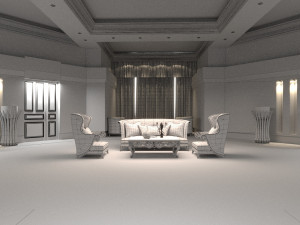 Model of the Entrance Hall Model 3D