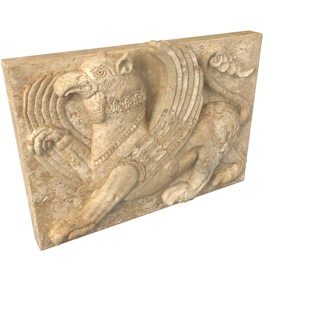 Grifone nudo Modello 3D .c4d .max .obj .3ds .fbx .stl .blend 