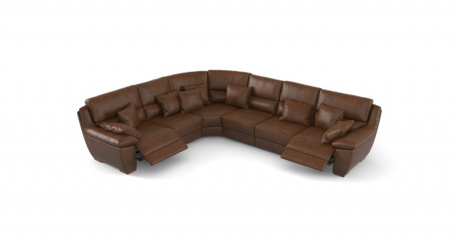 Amikamoda Patti Sofa 3D Model .c4d .max .obj .3ds .fbx .stl .blend 