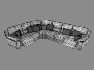 Amikamoda Patti Sofa 3D Model