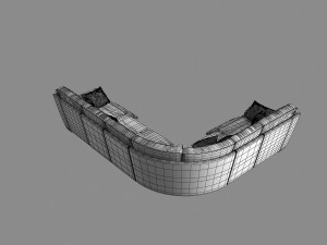 Amikamoda Patti Sofa 3D Model