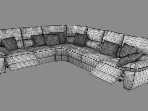 Amikamoda Patti Sofa 3D Model