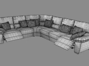 Amikamoda Patti Sofa 3D Model