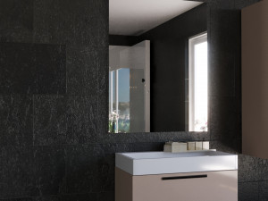 Black bathroom design work 3D Model