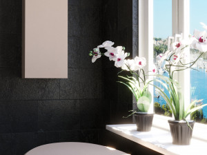 Black bathroom design work 3D Model