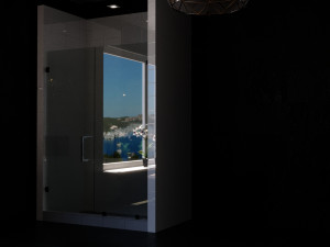 Black bathroom design work 3D Model