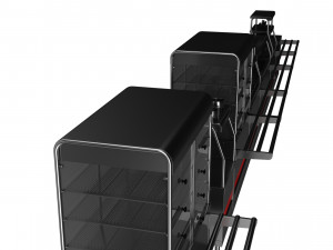 Bistroself service line sections by astra Modèle 3D