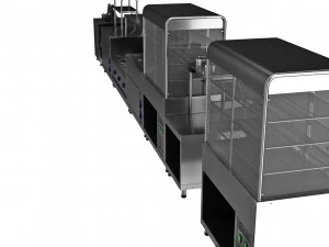 Bistroself service line sections by astra 3D Model