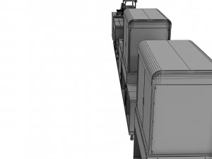 Bistroself service line sections by astra 3D Model