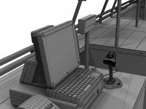 Bistroself service line sections by astra 3D Model