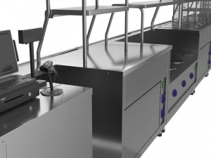 Bistroself service line sections by astra 3D Model