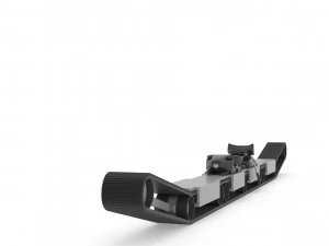 Electric mountauin ski concept v1 3D Model
