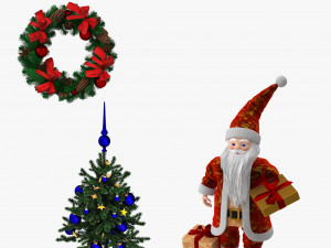 Christmas Set of 3 3Dモデル