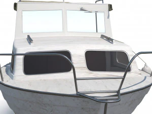 Small Motor Boat 3D Model