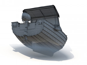 Small Motor Boat 3D Модель