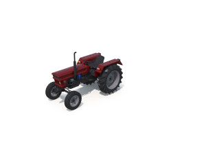 Farm Tractor 3D Model