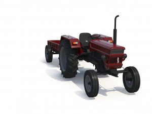 Farm Tractor 3D Model