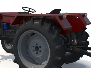 Farm Tractor 3D Model