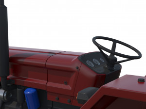 Farm Tractor 3D Model