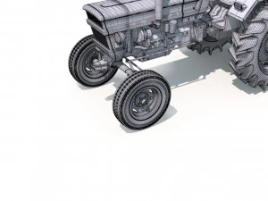 Farm Tractor 3D Model
