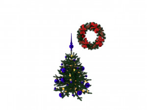 Christmas Set of 2 3D Model