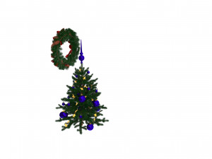 Christmas Set of 2 3D Model