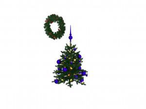 Christmas Set of 2 3D Model