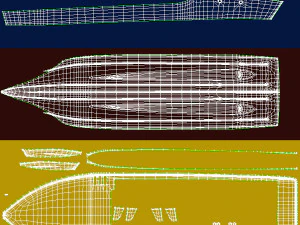 Touristic Boat 3D Model