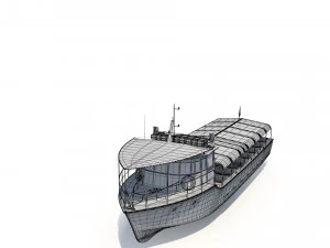Touristic Boat 3D Model
