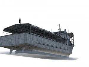Touristic Boat 3D Model