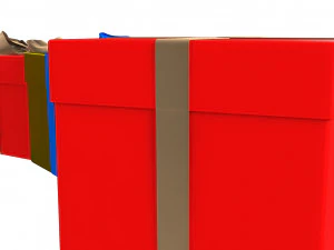 크리스마스 선물 상자 3D 모델
