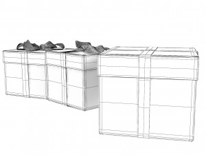 Christmas Gift Boxes 3D 모델