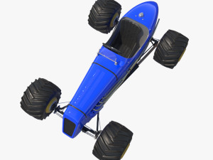 Blue Buggy 3D Модель