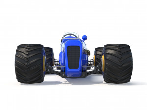 Blue Buggy Modèle 3D
