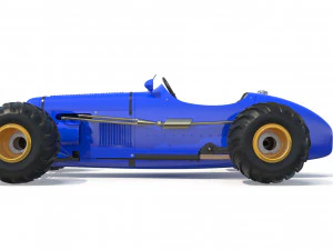 Kereta Biru Model 3D