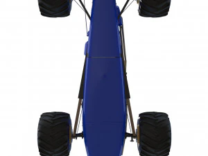 Kereta Biru Model 3D