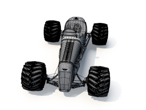 Blue Buggy Modèle 3D