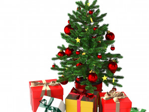 Christmas Tree Set 3D Model