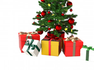 Christmas Tree Set 3D Model
