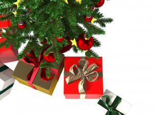Christmas Tree Set 3D Model