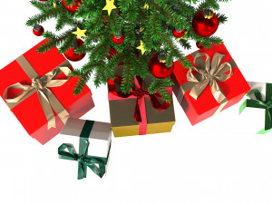 Christmas Tree Set 3D Model