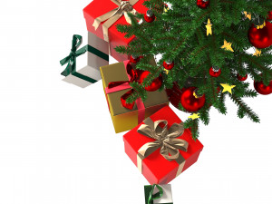 Christmas Tree Set 3D Model