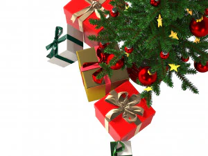 Christmas Tree Set 3D Model