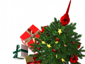 Christmas Tree Set 3D Model
