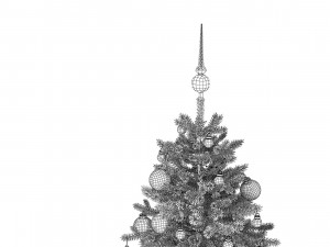 Christmas Tree Set 3D Model