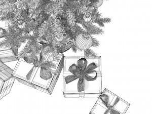 Christmas Tree Set 3D Model