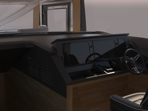 This is a realistic model of the yacht Concept Modèle 3D
