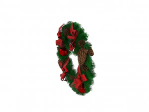 Christmas Wreath 3D Model