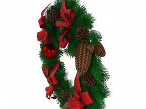 Christmas Wreath 3D Model