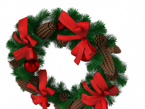 Christmas Wreath 3D Model
